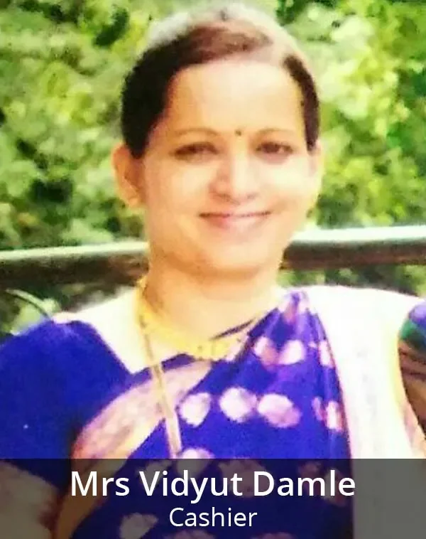 Vidyut Damle, Cashier of ANVPP